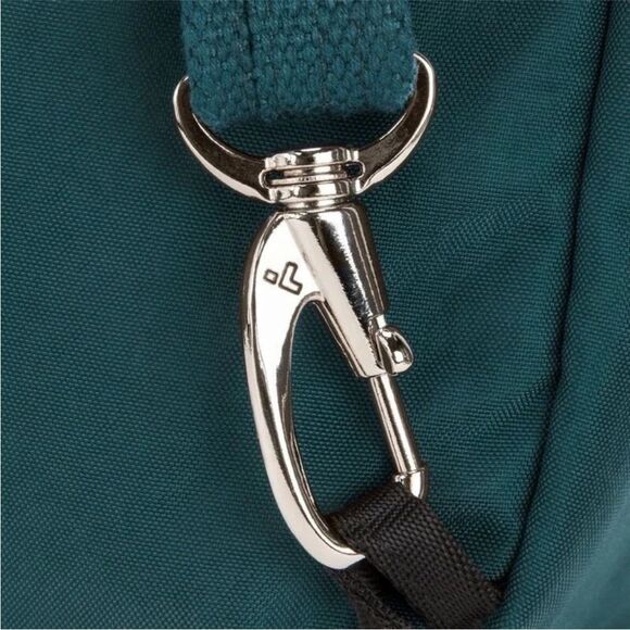 Travelon Anti-Theft Essentials Backpack Teal Peacock RFID Pockets LED Travel bag - Picture 2 of 16